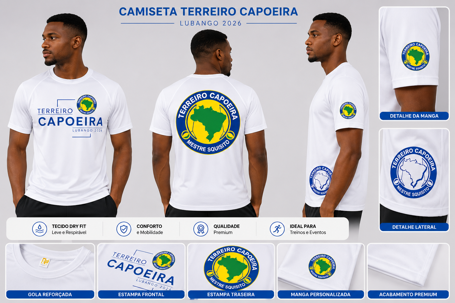 Camiseta Terreiro Branco
